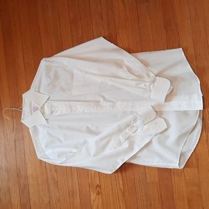 Brooks Brothers Men's White Button Down Dress Shirt